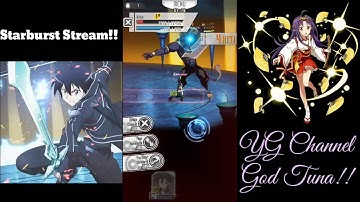 Sword art online Memory Defrag - Kirito vs The Gleam Eyes