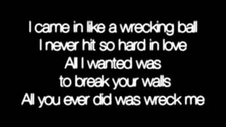 Miley Cyrus   Wrecking Ball Lyrics