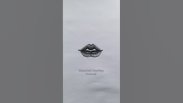 How to draw lips ✨ tutorial #art #drawing #shorts #lips #sketch