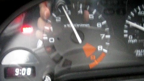 tach randomly jumps while driving