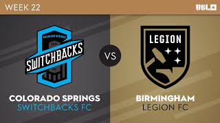 Colorado Springs Switchbacks FC v Birmingham Legion FC: August 4, 2023