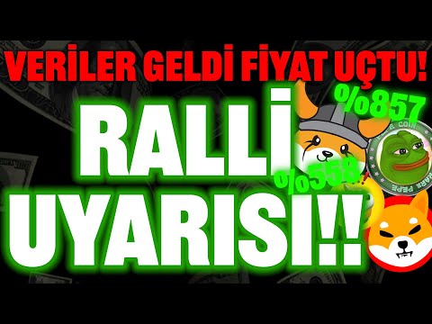 RALLİ UYARISI!! VERİLER ÇOK İYİ! PEPE COİN SHİBA FLOKİ DOGE BONK #floki #bonk #dogecoin #shiba #shib