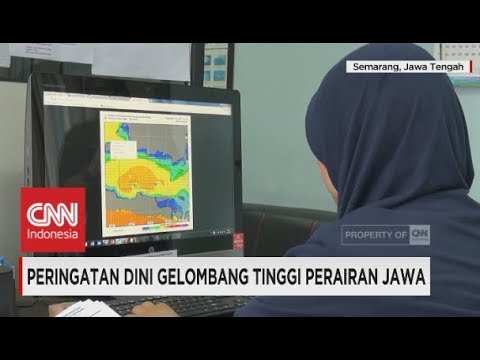 BMKG Keluarkan Peringatan Dini Gelombang Tinggi Perairan Jawa