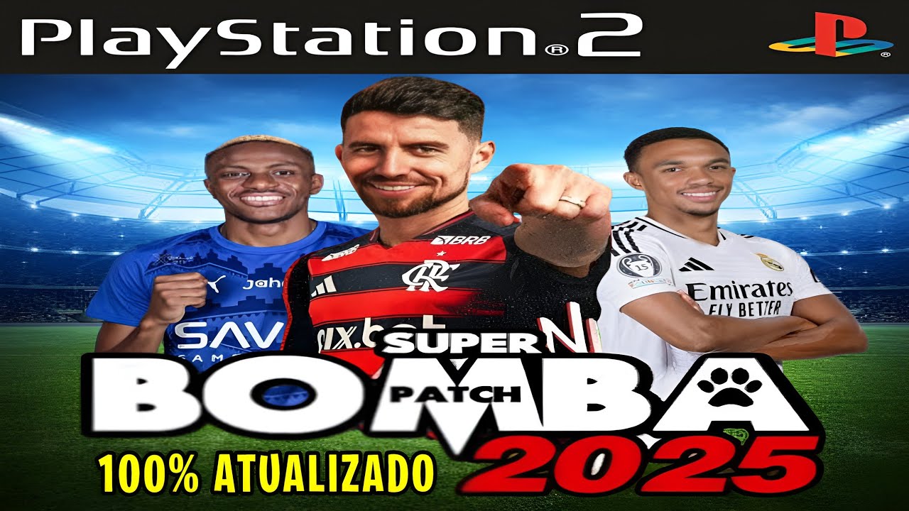 BOMBA PATCH 2025 PS2 ATUALIZADO JUNHO DOWNLOAD - YouTube