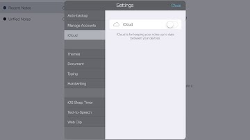 Notability iCloud Backup