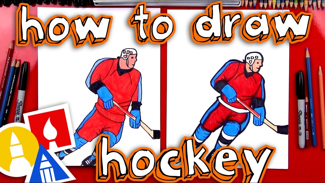 How To Draw A Hockey Player