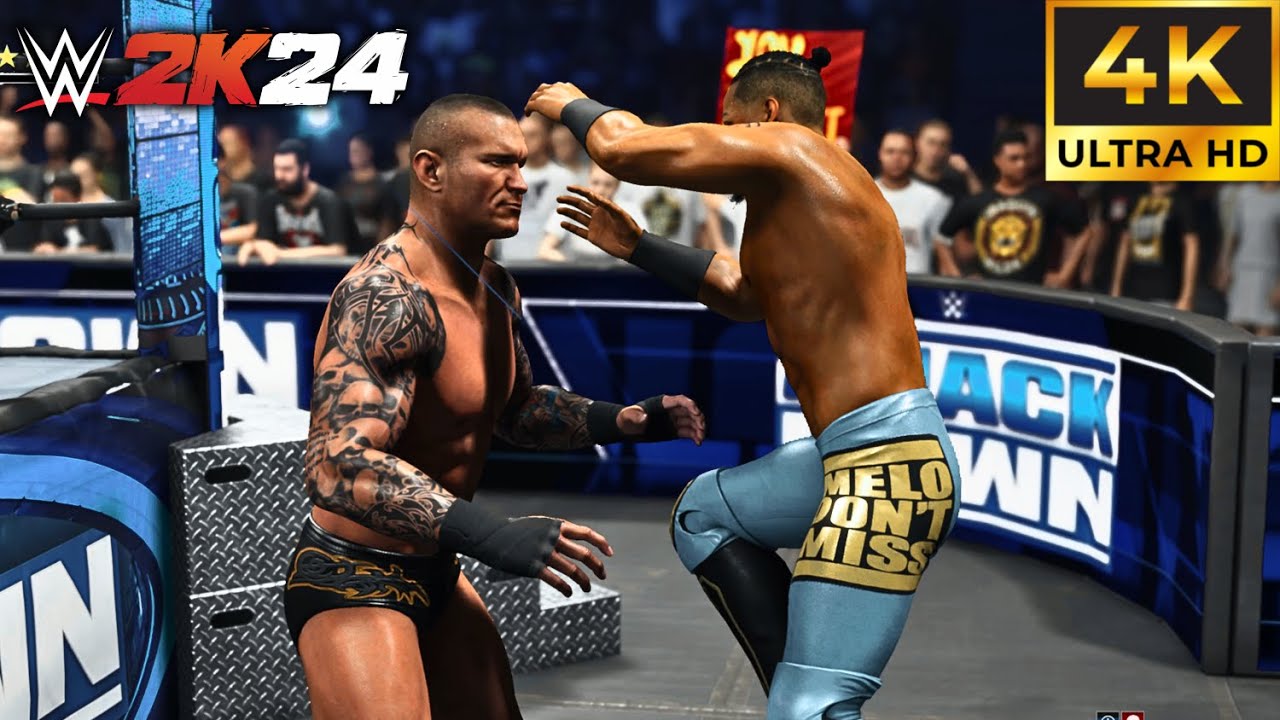 FULL MATCH — Randy Orton vs. Carmelo Hayes: Smackdown Singles Match | WWE 2K24 [4K60FPS]
