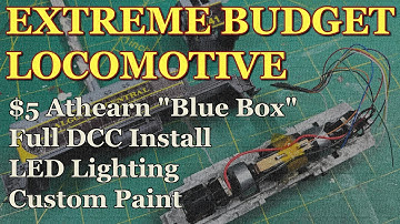 Budget DCC Locomotive Project - Athearn "Blue Box" SW1500 DCC Install, LED lights and Custom Paint
