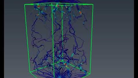 Pore network in a sandstone