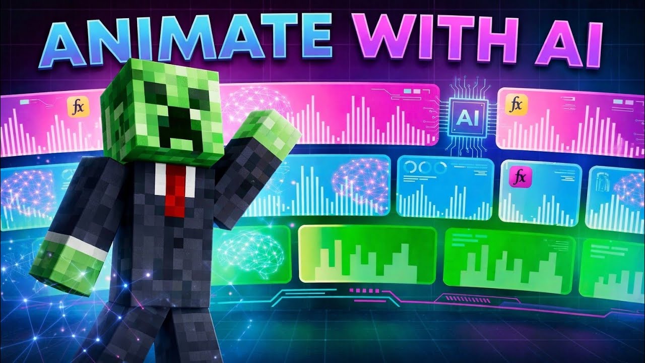 How To Make Minecraft Animation With AI - YouTube