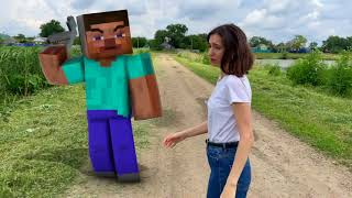 Minecraft My World Animation In Real Life Compilation 1