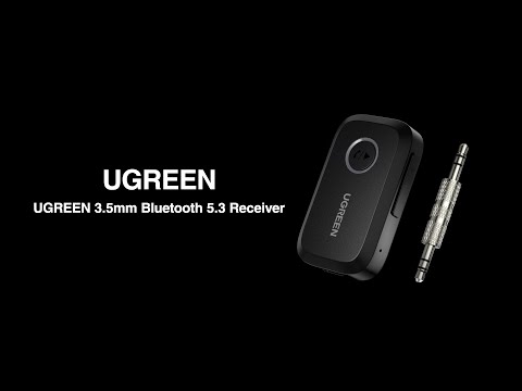 UGREEN Récepteur Bluetooth 5.3 Jack Adaptateur Jack Voiture AUX avec Micro  Intégré Appels Mains Libres, Enceinte Casque Filaire, Câble Jack Inclus  (Noir) : : High-Tech