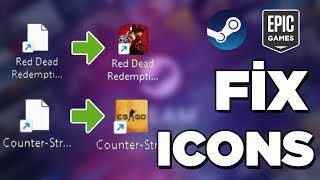 STEAM Games Icons Are Missing - FİX BLANK STEAM SHORTCUTS 2022 screenshot 4