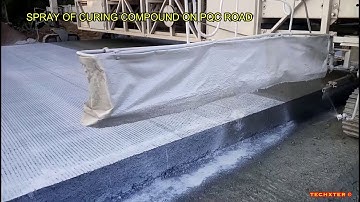 CURING COMPOUND APPLICATION ON PQC ROAD