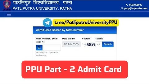Finally 😅  PPU part 2 Admit Card Out बहुत इंतजार करवाएं | Best of luck for You Examination 💖