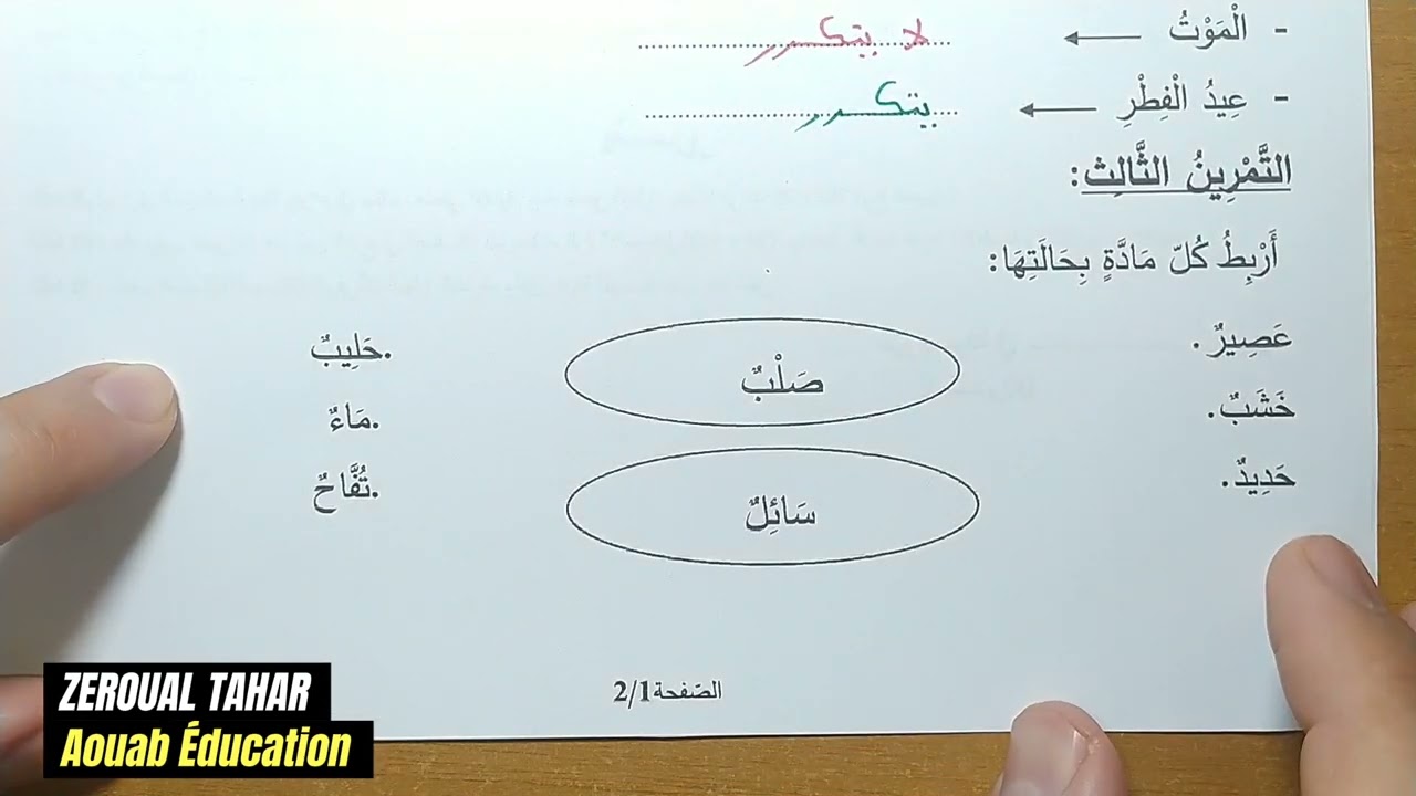 امتحانات الفصل الثانيll  الأولى ابتدائي