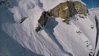 Massive Avalanche Speedriding with Maxence Cavalade 18 february 2018 in Val d'Isère - 984841