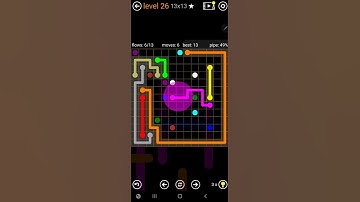 How To Solve Flow Free Jumbo Pack Level 26 13x13 Harder Board Walk Through Solution Walkthrough