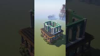 Green Victorian House #minecraft #minecraftshorts