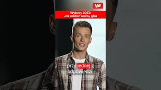 Wybory 2023: Jak oddać ważny głos? #shorts