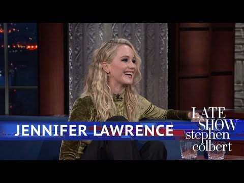 Jennifer Lawrence And Stephen Kick Off Their Shoes