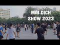 Hundreds of youths gather to play foot badminton in hanoi  mai dich show 2023