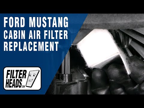 How to Replace Cabin Air Filter 2019 Ford Mustang | AQ1252 - YouTube