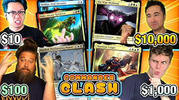 $10 vs $100 vs $1,000 vs $10,000 | Commander Clash S16 E15