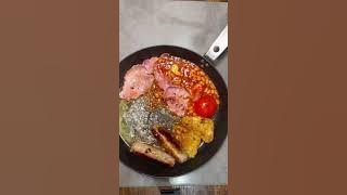 How to cook a one pan full English breakfast