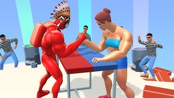 Muscle Rush Smash Running Game All levels 155 Gameplay Walkthrough Part 15