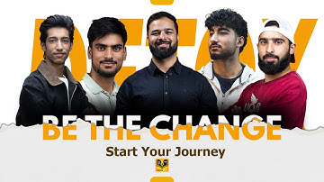 Be The Change | Start Your Journey with inspiring corner