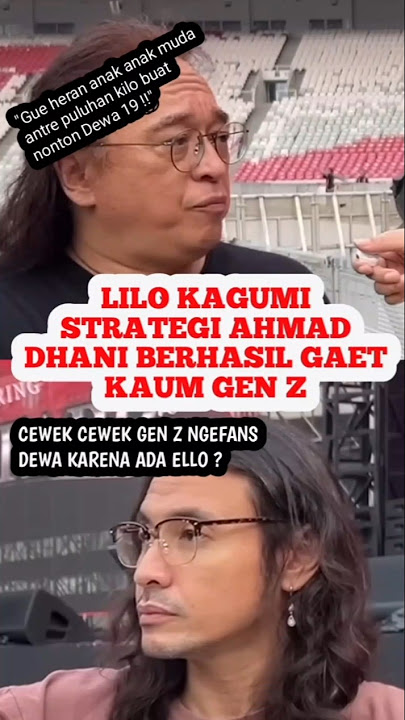 LiLo Heran Cewek2 Gen Z antre nonton Dewa 19 ‼️#shorts