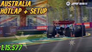 F1 25 Australia Hotlap + Setup 1:15.577