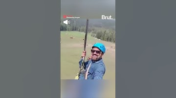 A tourist accidentally captured the moment of Pahalgam attack while ziplining