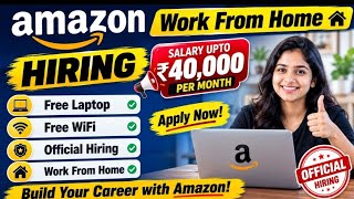 Amazon official hiring announced | Amazon Work From Home 2026 | Amazon Jobs | Work From Home jobs
