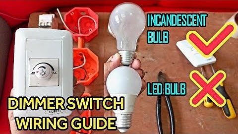 Dimmer Switch Wiring Guide | Do