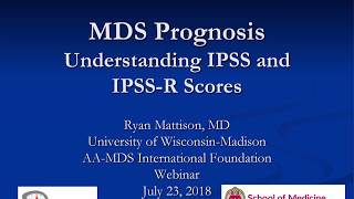 MDS Prognosis - Understanding IPSS and IPSS-R Scores     2018 screenshot 3