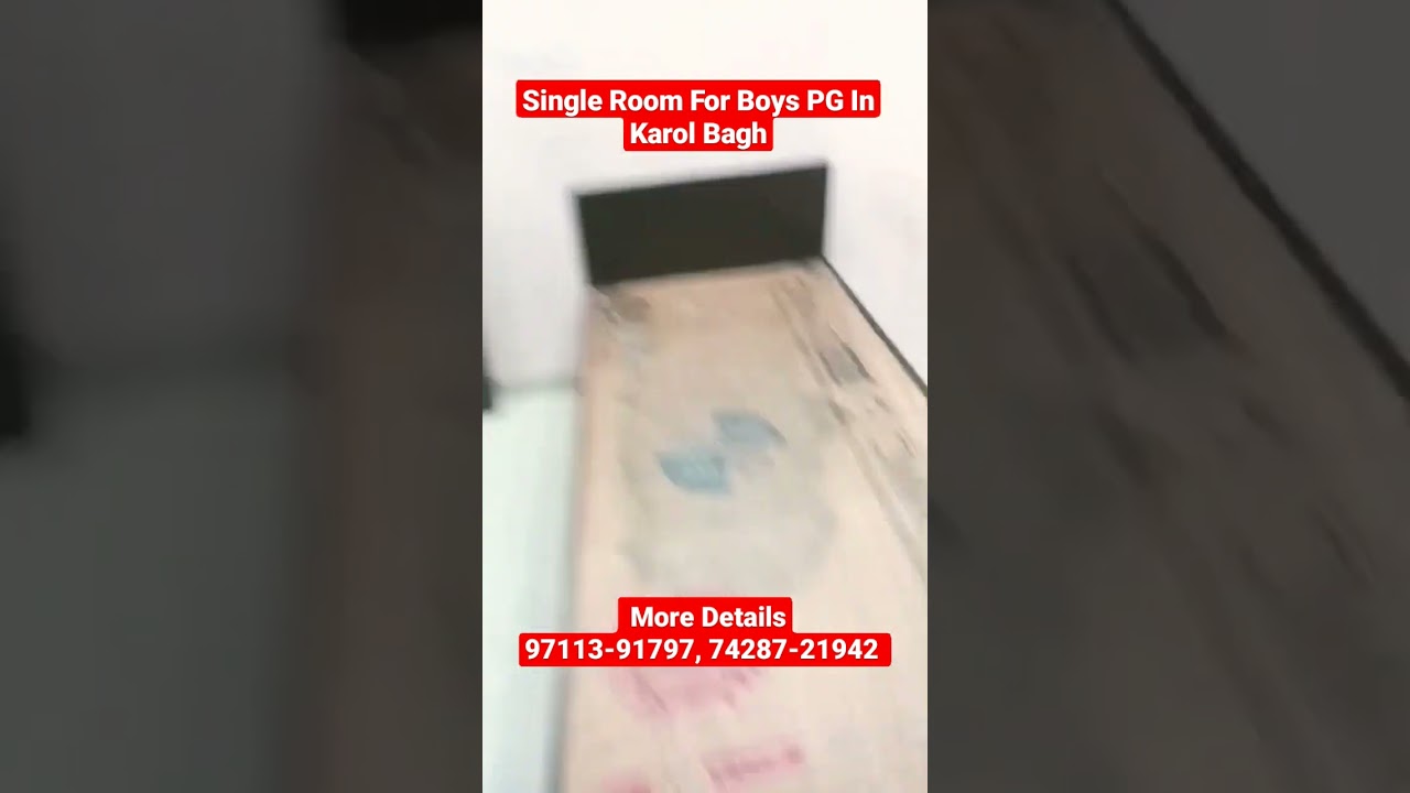 Single Room For Boys In Karol Bagh 