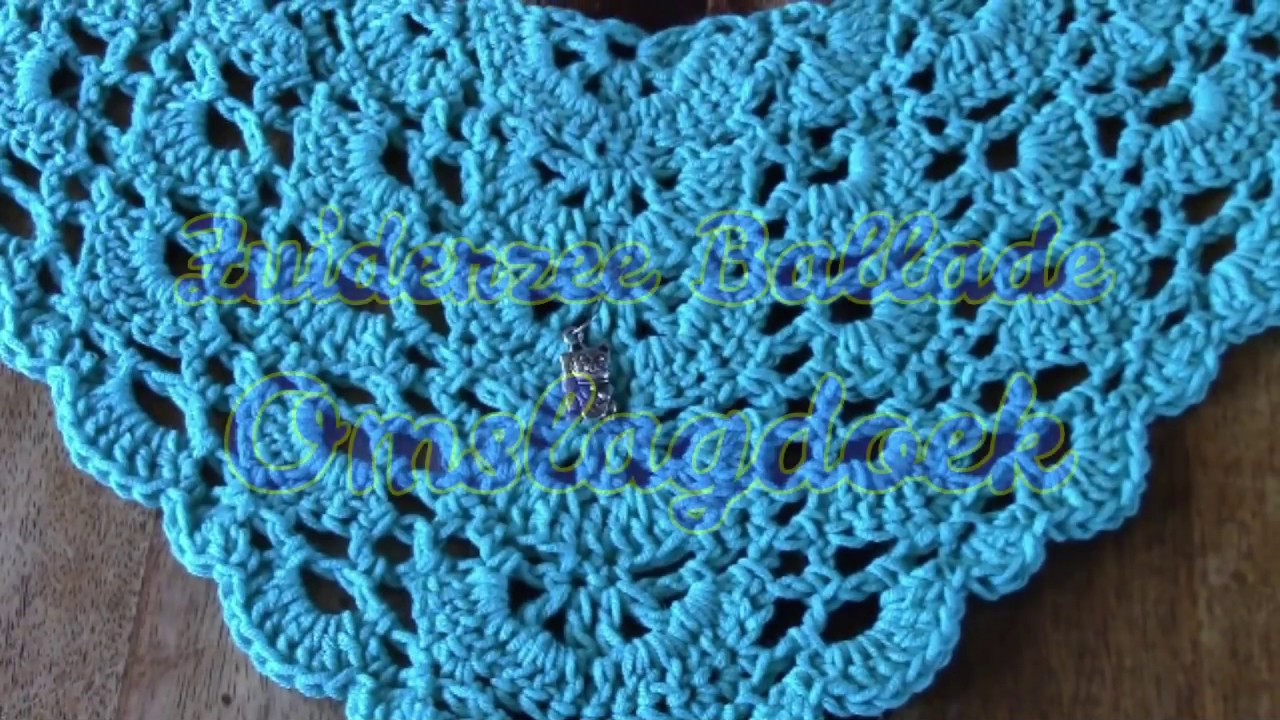 Nieuw Haken - tutorial #373: Zuiderzee Ballade Omslagdoek - YouTube JO-26