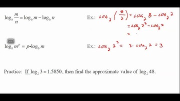 210 and 240 10 3 Properties of Logs