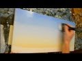How to paint a sky  acrylic painting lesson