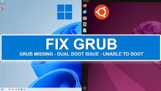 Fix Grub | Windows and Linux Dual Boot | Unable to Boot Linux | UEFI GPT by KMDTech 976 views 3 months ago 4 minutes, 3 seconds