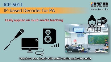BXB- ICP-5000 IP-based Audio & Video Broadcasting Products Introduction