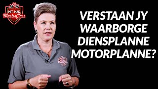 Understanding Car Warranties, Service Plans, Motor Plans | How to tell the difference (Afrikaans)