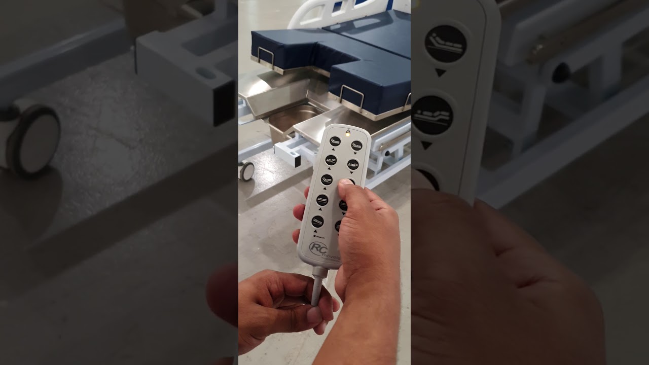 Cama PPP RC 208 Funções do Controle e Movimentos