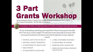 Day I - Part I 3 part Grant Writing Workshop