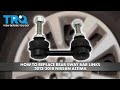 How to Replace Rear Sway Bar Links 2012-2018 Nissan Altima