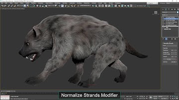 Ornatrix 3dsmax: Normalize strands