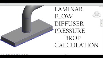 Laminar Flow Diffuser Pressure Drop Calculation