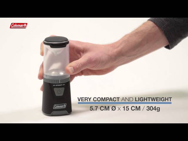 coleman backpacking led mini lantern 1000L with Enhanced Battery Protection, Water-Resistant, Batteries Last up to 25% Longer Than Other Lanterns, Great for Camping, Power Outage, Emergencies, & More : Sports & Outdoors This portable lantern lights your campsite or path while camping Coleman Coleman 110442 Mini Lantern